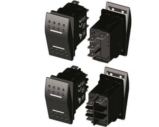 INTERRUTTORE ON-OFF WHITE LED<